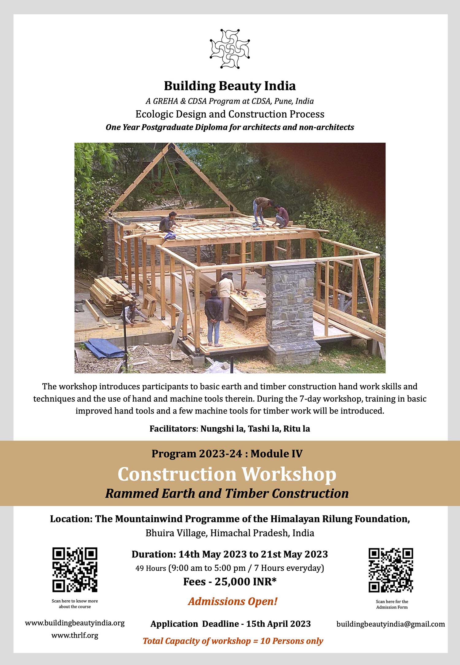 BBI Poster - Construction Workshop BBI Poster - Construction Workshop